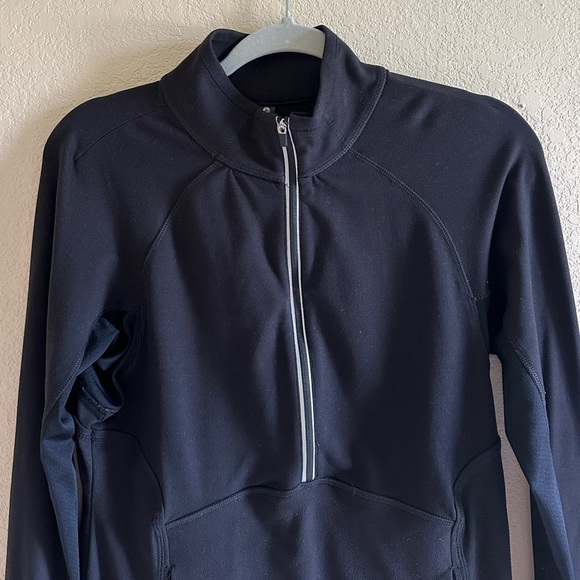 Black Half-Zip Activewear Pullover Athletic Women’s M - Picture 3 of 7